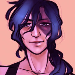 mio from xenoblade, a gray haired catgirl, yells