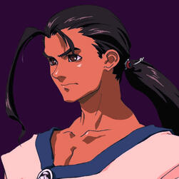 mio from xenoblade, a gray haired catgirl, yells