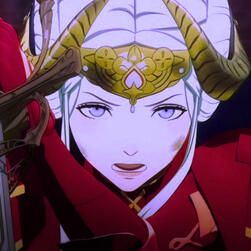 mio from xenoblade, a gray haired catgirl, yells