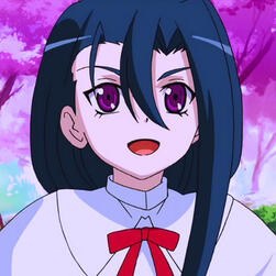 mio from xenoblade, a gray haired catgirl, yells